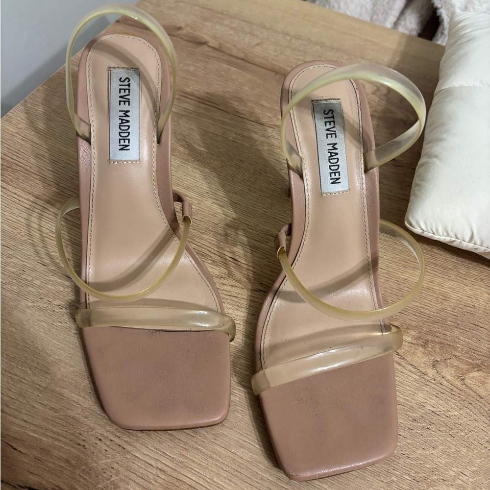 Steve Madden Clear Heels